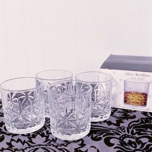 NIB ISAAC MIZRAHI YORK LOW BALL GLASSES
